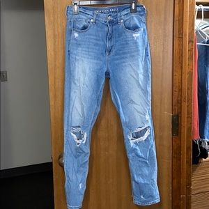 high waisted american eagle jeans